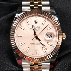 Rolex Date-just Everose Dial Jubilee 41mm 126331