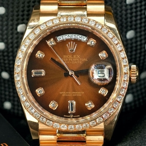 Rolex Day-date Chocolate Ombre 36mm 128345