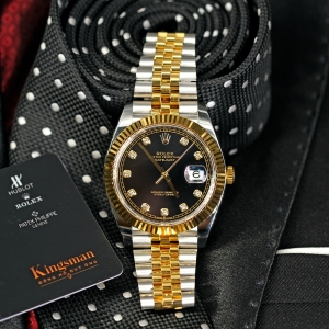 Rolex Date-just Black Dial 41mm 126333