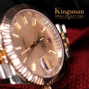 Rolex Date-just Everose Dial Jubilee 41mm 126331