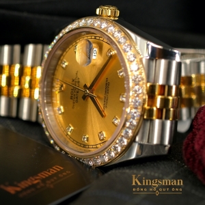 Rolex Date-just Gold Dial 41mm 126333