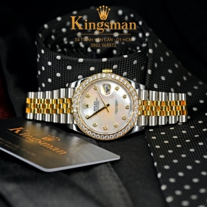 Rolex Date-just Gold Mother of Pearl 41mm 126333