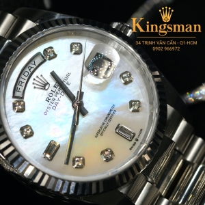 Rolex Day-date Mother of Pearl White Gold 36mm 128236